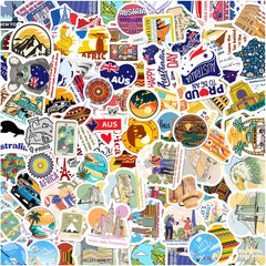 108Pcs Food Stickers Pack for Scrapbooking, Water Bottles, Laptops, and More