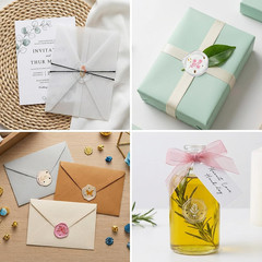 60 Pcs Wax Seal Stickers, Self-Adhesive Envelope Seal Stickers for Wedding Invit