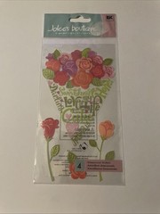 RARE Jolee’s Boutique 3-D BOUQUET OF LOVE Valentine Theme 67742 Fast FREE Ship!