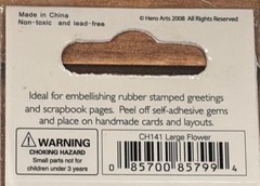 Hero Arts Sparkle Gems Adhesive Flower Embellishments 10 Pieces Acid-Free CH141