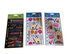 Lot Of 8 Packs Scrapbook Stickers Various Brands/Themes No Duplicates