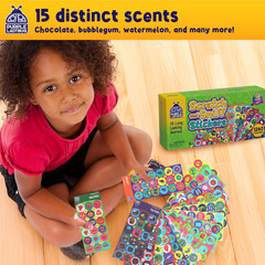 1260 Variety Scratch and Sniff Stickers – 15 Unique Scents – Fun and Motivationa