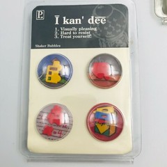 Lot of 6 I KAN DEE Shaker Bubbles 3-D Stickers New NIP Crafting -12 Styles Avail