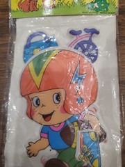 Cool Vintage NOS MINT 80s Nobility Large Puffy Character Stickers