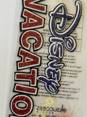NEW Disney EK Success DISNEY VACATION Dimensional Sticker