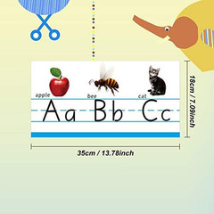 Alphabet & Number Bulletin Board Set – Manuscript ABC 0-10 Wall Decor, Pre-K/Kin