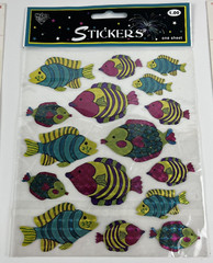Mrs. Grossman’s Sea Creatures Stickers 3 Sheets & Dragonfly 2 Sheets NIP VTG 90s