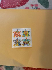Vintage 1980s Great Seven Pearly Clown Stickers