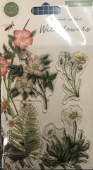 New Craft Consortium cl Rubber Stamp FLORA HOME IN THE WILDFLOWERS free USA ship