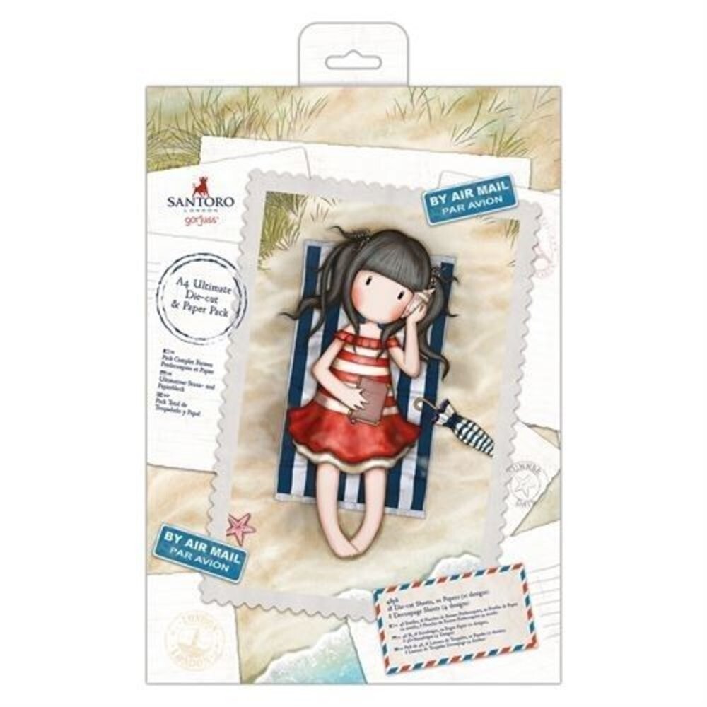 SUMMER DAYS A4 ULTIMATE DIE-CUT & PAPER PACK-Docrafts Santoro London Gorjuss