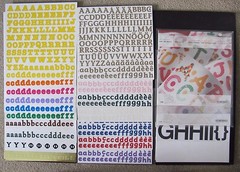 CREATIVE MEMORIES~ABC/123 BOLD/CLASSIC/CLASSY/SASSY/Monogram Letters~U choose