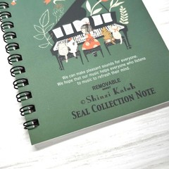Shinzi Katoh Sticker Collecting Book Happy Tone A6 40 Pages