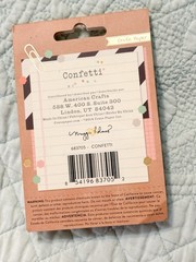 Maggie Holmes Confetti Sequin Mix Crate Paper Scrapbook Embellishments NIP