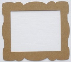 {3} *DECORATIVE FRAME* – Bare Rectangle Picture Frames Chipboard Die Cuts