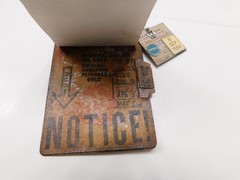 Junk Journal Add-Ons Handmade Tags Card Envelope File Clipboard Ephemera Set 4