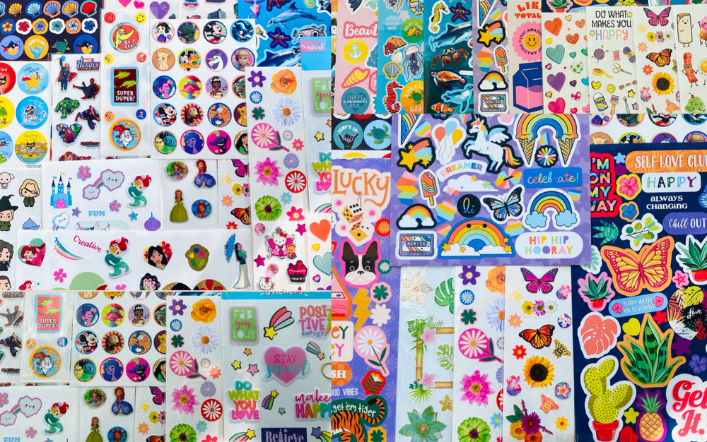 399+ HUGE Lot of Scrapbooking Supplies Stickers Great Variety! Lots Of Themes