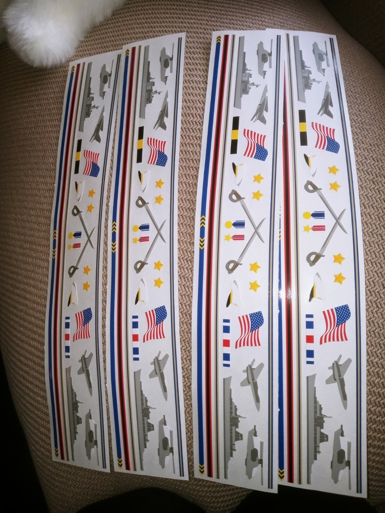 Mrs. Grossman’s Design Lines Service Military marines Lot of 4 Borders