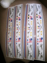 Mrs. Grossman’s Design Lines Service Military marines Lot of 4 Borders