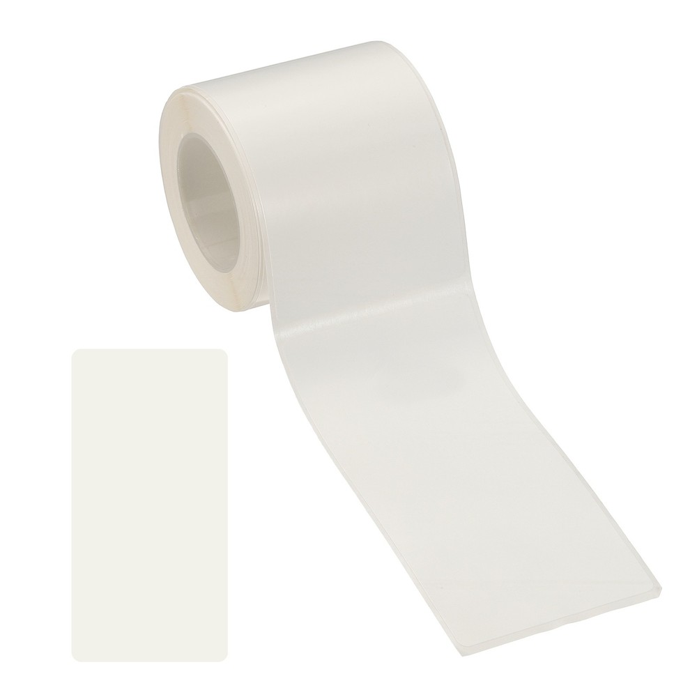 80 Pcs Thermal Sticker Paper, 1.6×3.1″ Square Thermal Printer Label, White