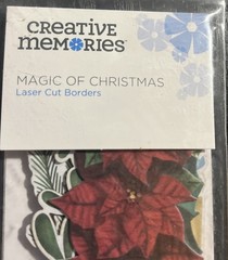 Creative Memories MAGIC OF CHRISTMAS Laser Cut Borders (10) Capture The Magic