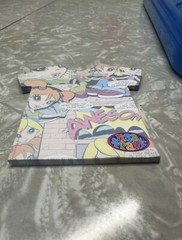 Vintage Lisa Frank Purple Clipboard + Sticky Note pad, Y2K, Stationery Supplies