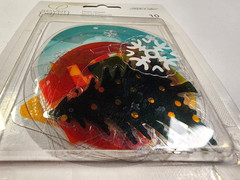 American Crafts Christmas Acetate Shapes Seven Paper 2015 Snowflakes 10pc