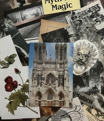 Dark Mysterious Creepy Odd Gothic Bundle 50+ pieces Junk Journal Lot