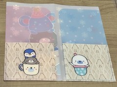 New Happie Scrappie Winter Critters Hobonichi Sticker Folder