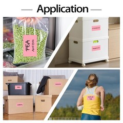 3 x 5 Inch 250Pcs Rectangle Color Coding Stickers,Strong Adhesion, Easy to Wr…