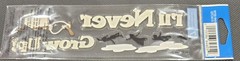Peter Pan I’ll Never Grow Up Scrapbooking Title Stickers Disney EK Success