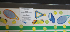 Creative Memories Tennis 6 Great length stickers Scrapbooking Sports Crafts
