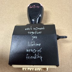 Pre Owned Leisure Arts MEMORIES IN THE MAKING COLLECTION Roller Stamp#D-D*