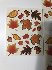 Vintage Fall Thanksgiving Stickers 7 Sheets 4 Are New In Package 1998 Beistle Co