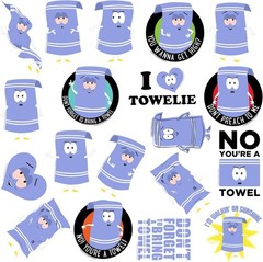 SOUTH PARK TOWELIE DIE CUT VINYL 50 CT STICKER PACK