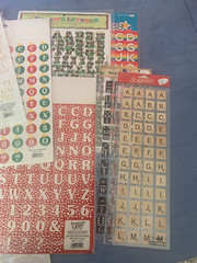 Big Lot of Numbers and Letters – Assorted Scrapbook Supplies/Stickers