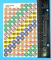 Trend Cheer Words Sticker Sheet