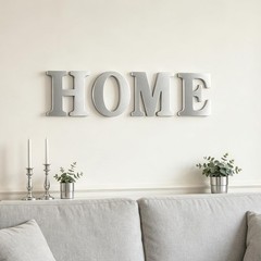 AOCEAN 6 Inch Silver Wood Letters Unfinished Wood Letters for Wall Decorative…