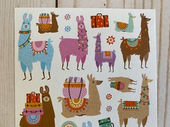 Stickers Llama Llamas Matte Finish Paper Unique Carrying Suitcases New Novelty