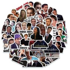 TV Shows Sitcom Sticker Vinyl Decal Meme Office Quotes Big Bang Parks Lot 50pcs