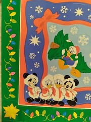 Vintage Sandylion Photo Scrapbook Stickers Mickey Mouse Minnie Mouse Christmas