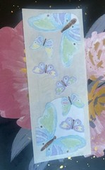 Vintage Creative Memories Butterflies Corners Sticker Strip 2×5 Inches