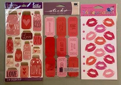 Lot Of 33 Sheets Sticko Stickers! All Occasion!
