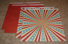 Bo Bunny Double-Sided Paper(4) ~ Firecracker ……Firecracker Honor