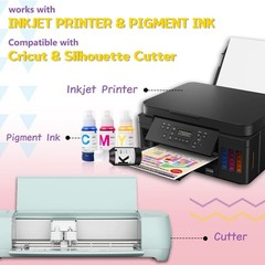 HTVRONT Printable Heat Transfer Vinyl – 20 Pack Heat Transfer Paper for T Shi…