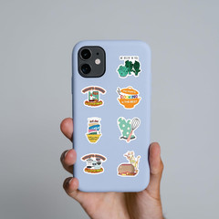 61Pcs Cooking Stickers for Scrapbooking, Water Bottles, Laptops & Suitcases