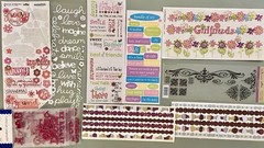 HUGE Lot of Words, Phrases, Etc THOUSANDS of Stickers! Jolee’s, Sticko Etc #4