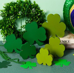 St. Patrick’s Day Shamrocks Six Piece￼ shamrock decoration