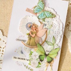 Fantasy Flower Fairy PET Stickers Bullet Journals Album Card Scrapbooking Crafts