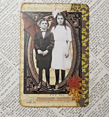 Handmade Halloween Embellishments Junk Journal Ephemera Altered Book Scrapbook