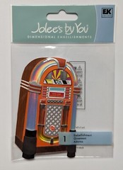 RARE Jolee’s Juke Box Scrapbooking Embellishment